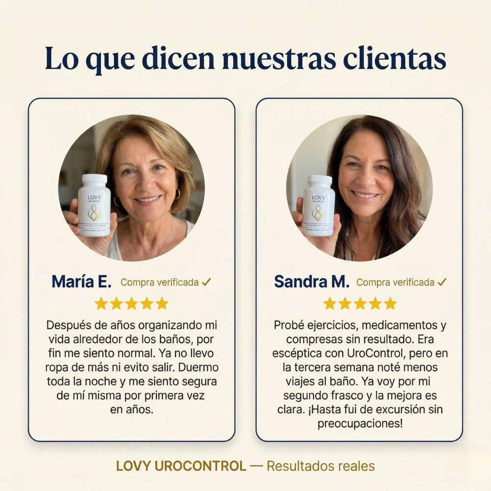 LOVY | Viví sin urgencias y dormí tranquila toda la noche.