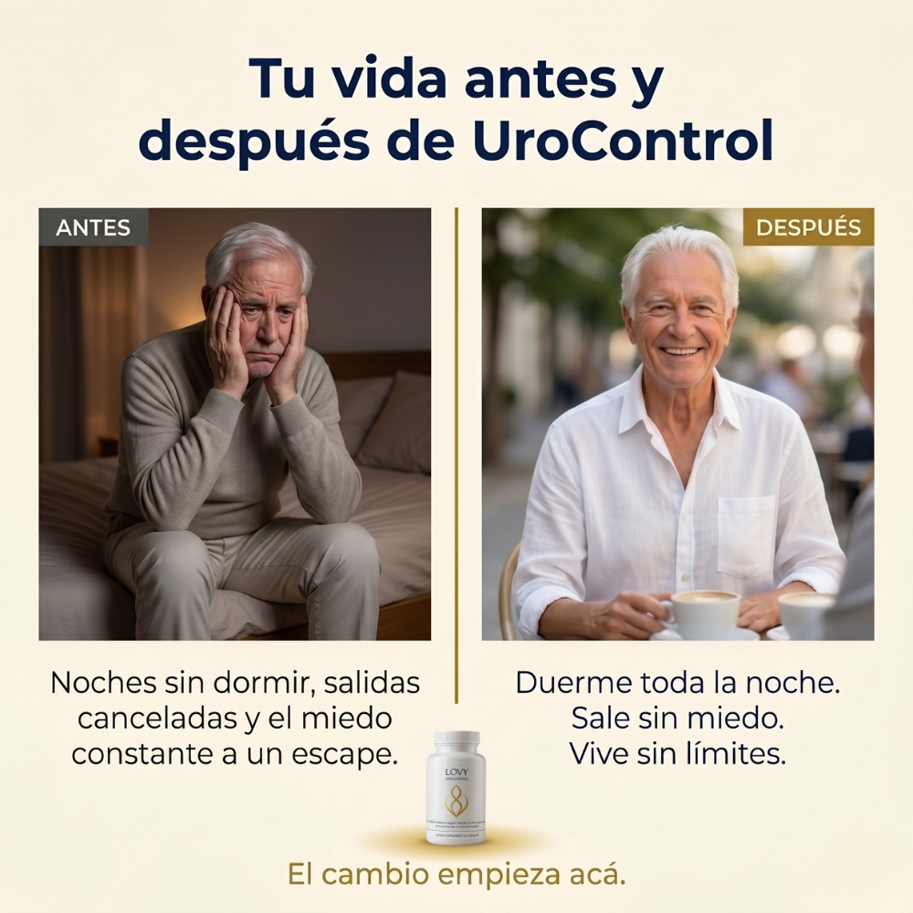 LOVY | Recuperá el Control de Tu Vejiga — Fórmula Natural Sin Medicamentos