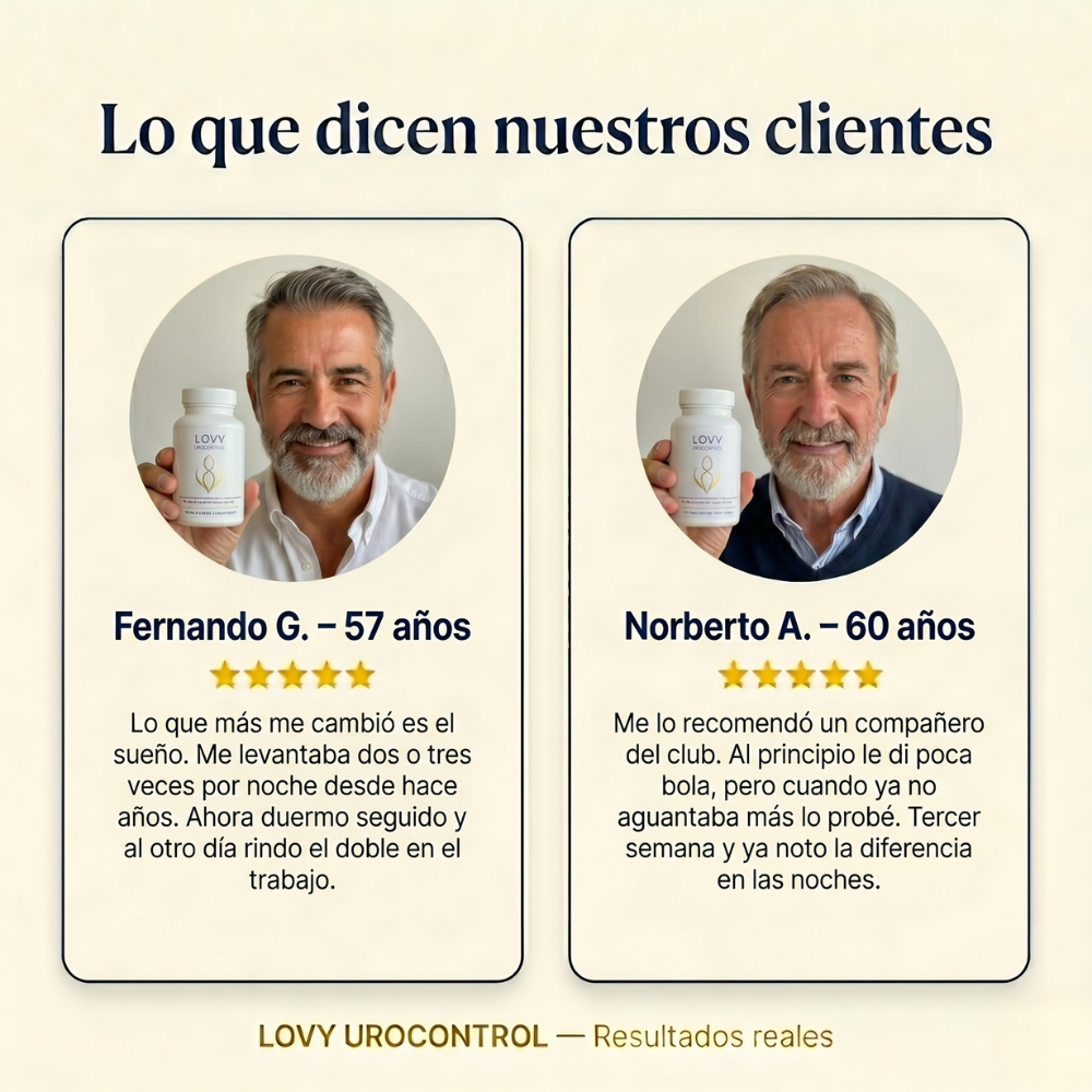 LOVY | Recuperá el Control de Tu Vejiga — Fórmula Natural Sin Medicamentos